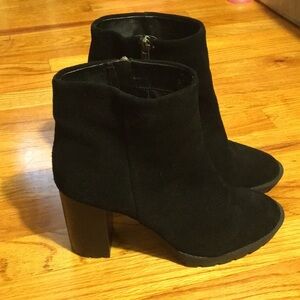 BCBGeneration Black Suede Booties